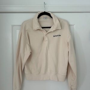 Sporty and rich sweatshirt/short set